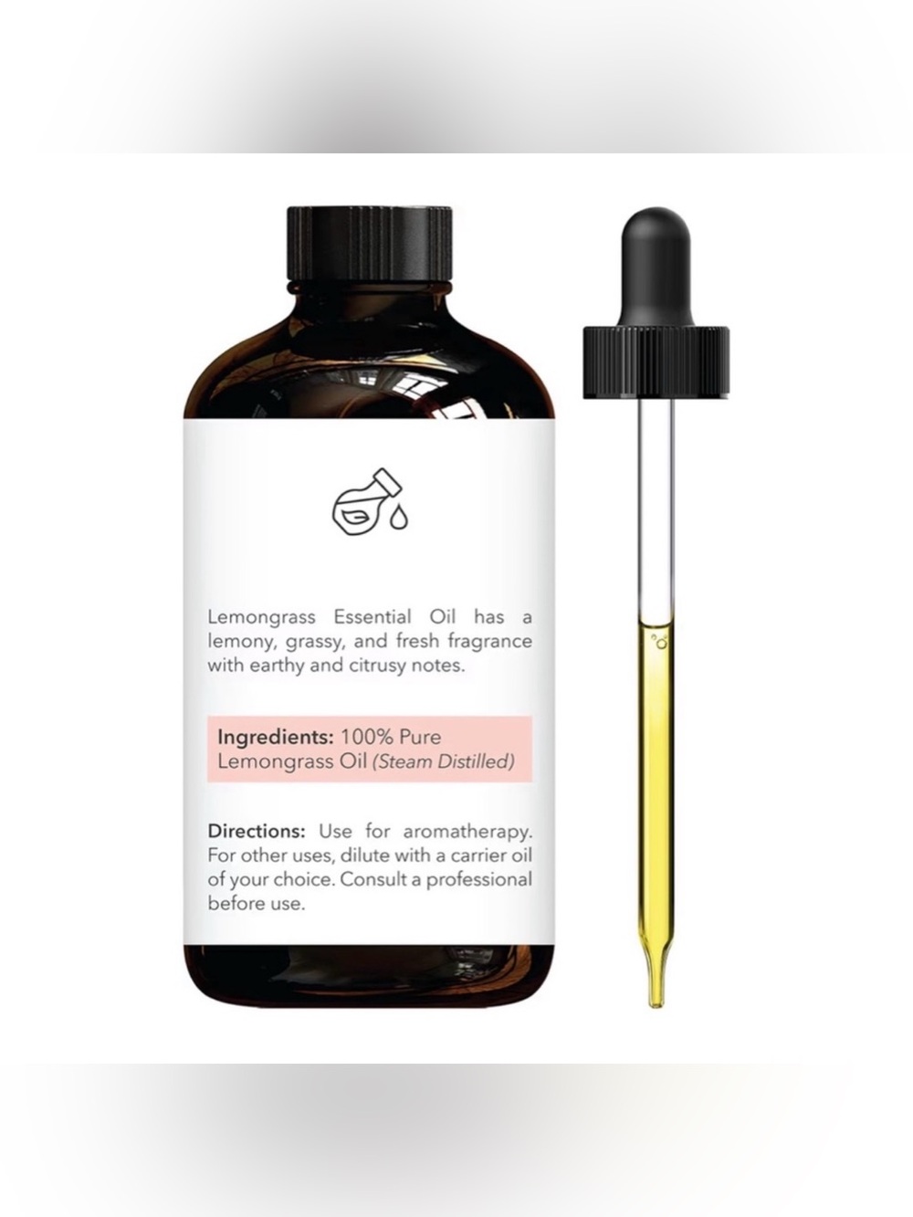 Brooklyn‎ Botany 100 Pure Lemongrass Essential Oil - 4 fl. oz. - Picture 5 of 6